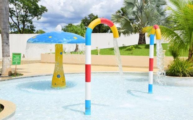 Apartamento Encontro Das Aguas กัลดัสโนวัส ภายนอก รูปภาพ